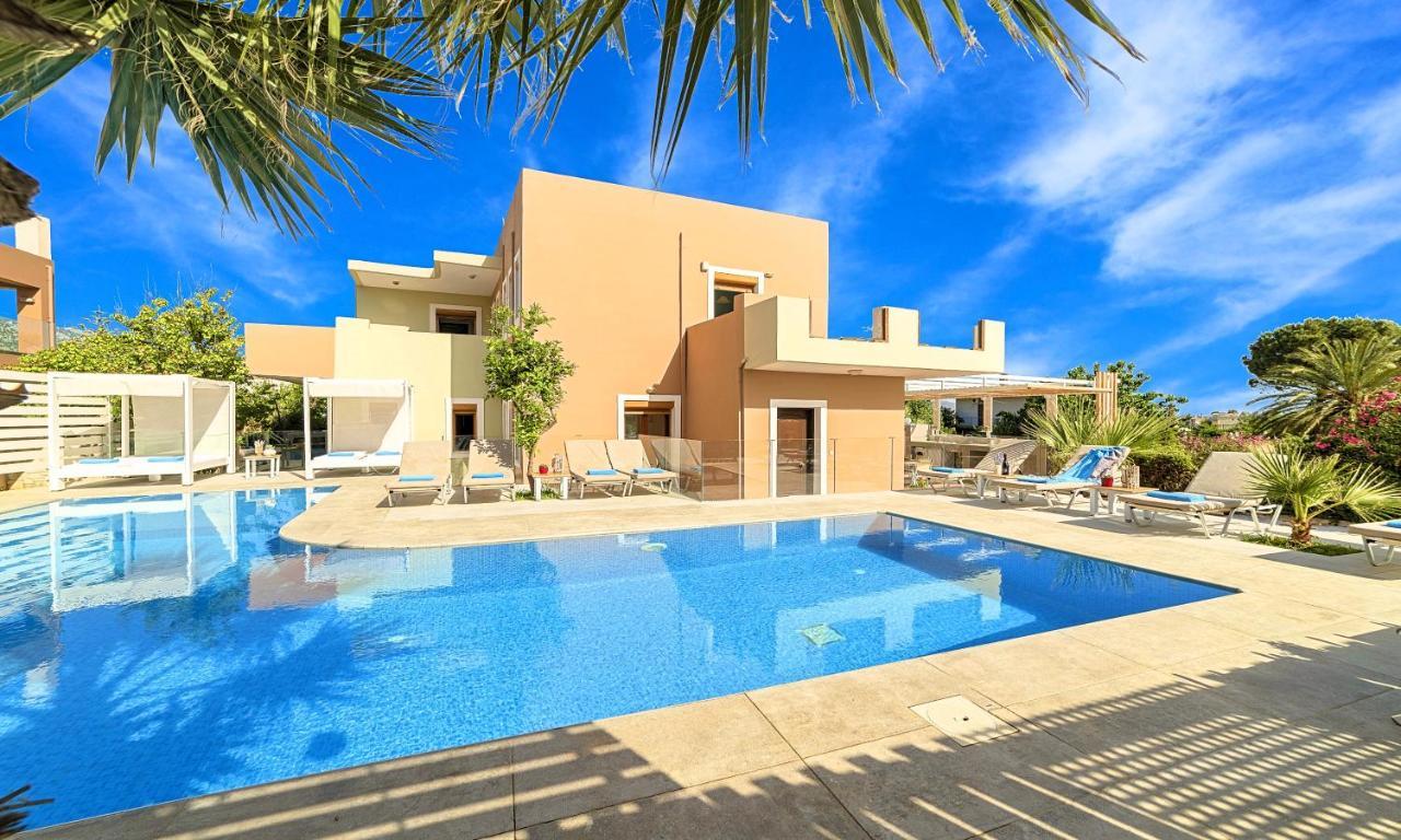 Island Villa Heated Pool Georgioupoli Exterior photo