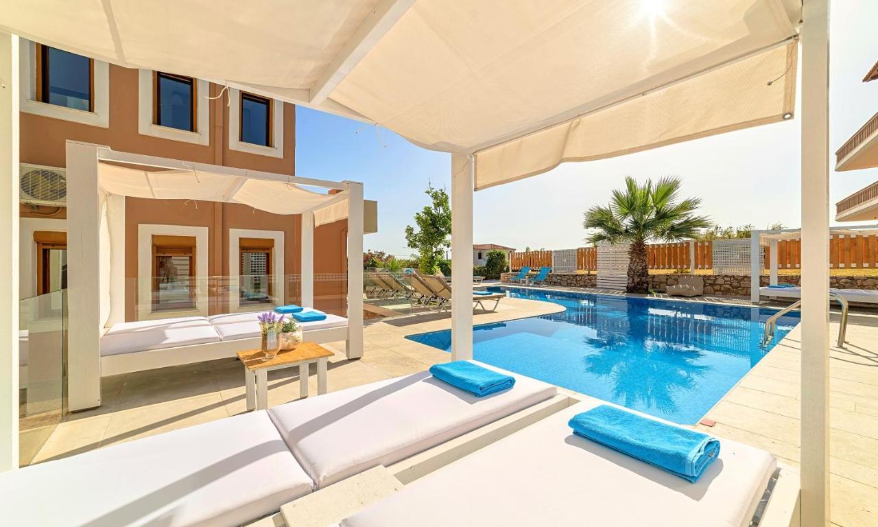 Island Villa Heated Pool Georgioupoli Exterior photo